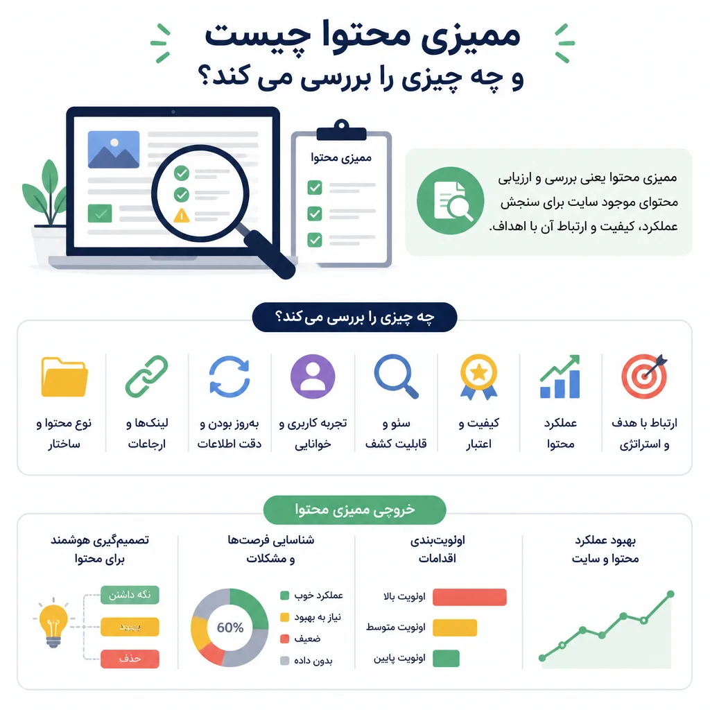 ممیزی محتوا چیست و چه چیزی را بررسی میکند؟ ممیزی محتوا چیست و چه چیزی را بررسی میکند؟